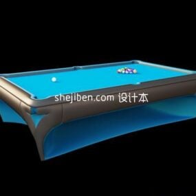 Pool Table Minimalist Style 3d model