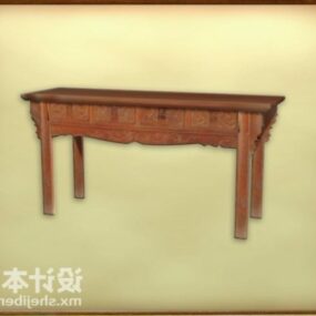 Console Desk Classic Asian Style 3d model