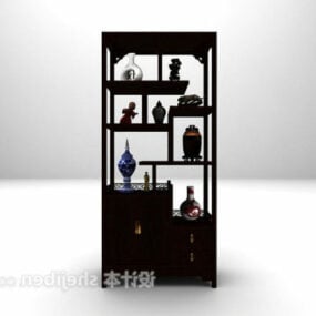 中式装饰展示柜3D模型