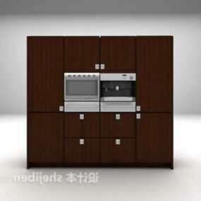 Kitchen Simple Cabinet 3d model