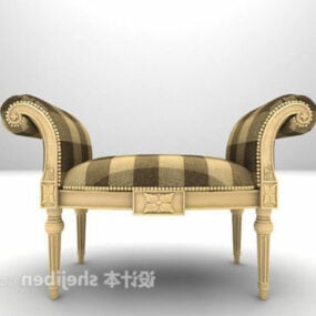 European Day Bed 3d-modell