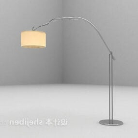 Lampu Lantai Putih model V1 3d