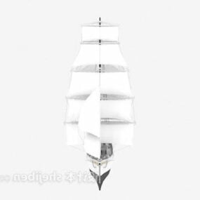 Model 3D Sailboat Sailing