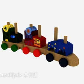 Toy Train 3d-modell