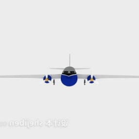 Model 3D Plastik Pesawat Dolanan Anak