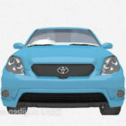 Free blue car 3d model .