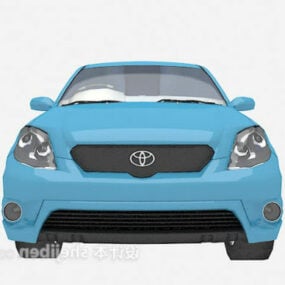 블루 도요타 자동차 3d 모델