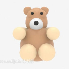 Kid Stuffed Toy Teddy Bear 3d model