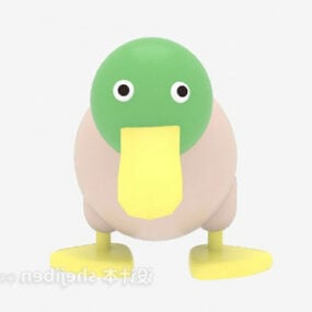 Plastic Duck Toy 3d model