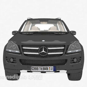Mercedes Suv Car Black 3d μοντέλο