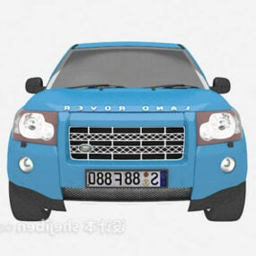Modrý 3D model auta Range Rover