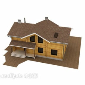 Wood Villa 3d model