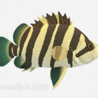 Brown Striped Fish