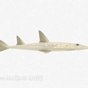 River Long Fish 3d model