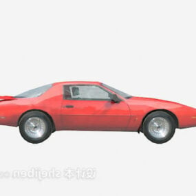 3д модель спортивного автомобиля "Красная пара"