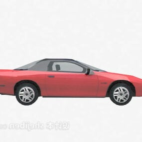 フェラーリのような赤いスーパーカー3Dモデル