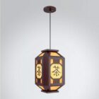 Chinese Style Ancient Wood Chandelier
