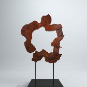 Astiasto Abstract Sculpture Ornament 3D-malli