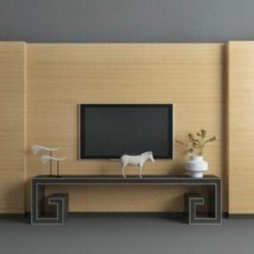Modernism Tv Wall 3d model