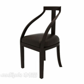 Дерев'яний 3d-модель Одномісний стілець модерн
