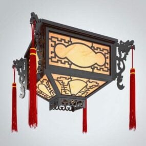 Čínský starověký tradiční 3D model lustru