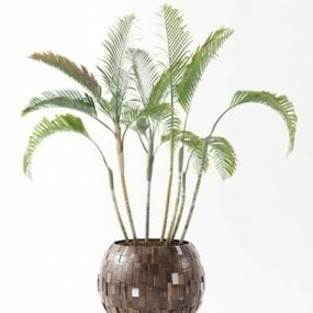 Modello 3d per piante da vaso per interni ed esterni
