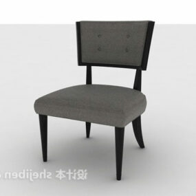 Gray Chair For Dinning Room 3d model