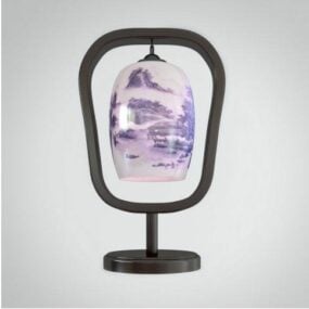 Chinese Table Lamp Vase Shaped 3d model