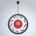 चीनी गोल कलाकृति सजावट
