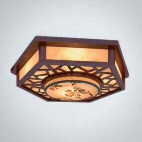 Chinese Style Ceiling Lamp Chandelier 3d model