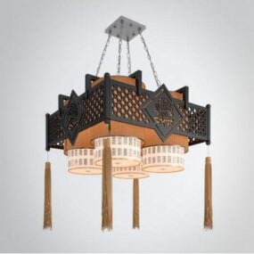Chinese Style Classical Chandelier 3d model