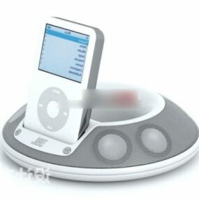 Ipod With Charger 3d model