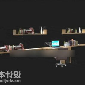 Working Desk Set 3d model
