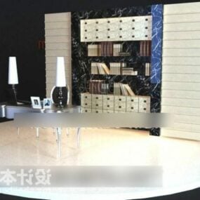 Company Desk Cabinet Sey 3d model