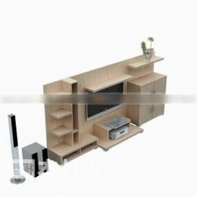 Modern Tv Cabinet With Sound System 3d model