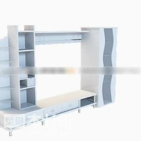 Meuble TV pour appartement modèle 3D