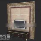 TV cabinet 3d model .