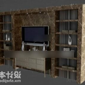 Marmor-TV-Schrank 3D-Modell