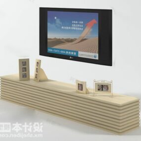Wood Tv Cabinet 3d model