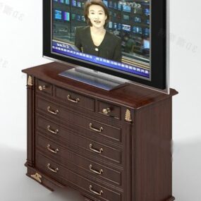 High Tv Cabinet 3d model