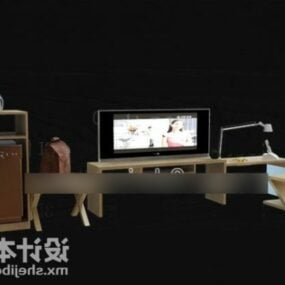 Tv Cabinet Furniture Set 3d model