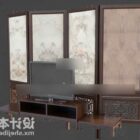 Tv Cabinet With Chinese Screen