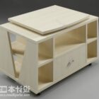 TV cabinet 3d model .