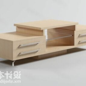Common Apartment Tv Cabinet 3d model