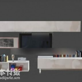 Tv-skåp Living Space Möbler 3d-modell