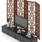 Tv Cabinet With Screen Background