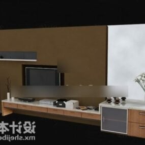 Apartment Living Space Tv Cabinet 3d model