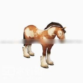 Wild Horse Animal 3d model