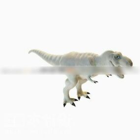 نموذج الديناصور البري ريكس ديناصور ثلاثي الأبعاد