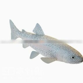 Model 3D ryby Ray Finned